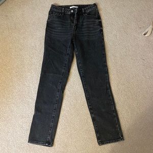 Pacsun black mom jeans size 24